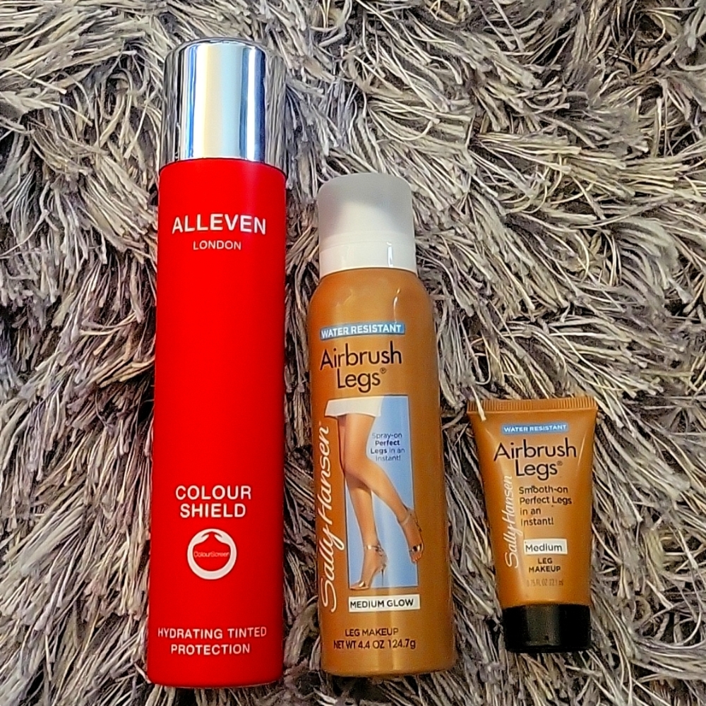 Alleven and Sally Hansen airbrush legs
